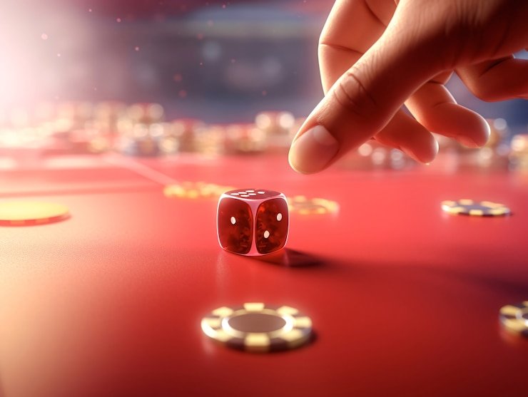 Live Bandar Poker dealer at table with playing cards and multiple camera angles